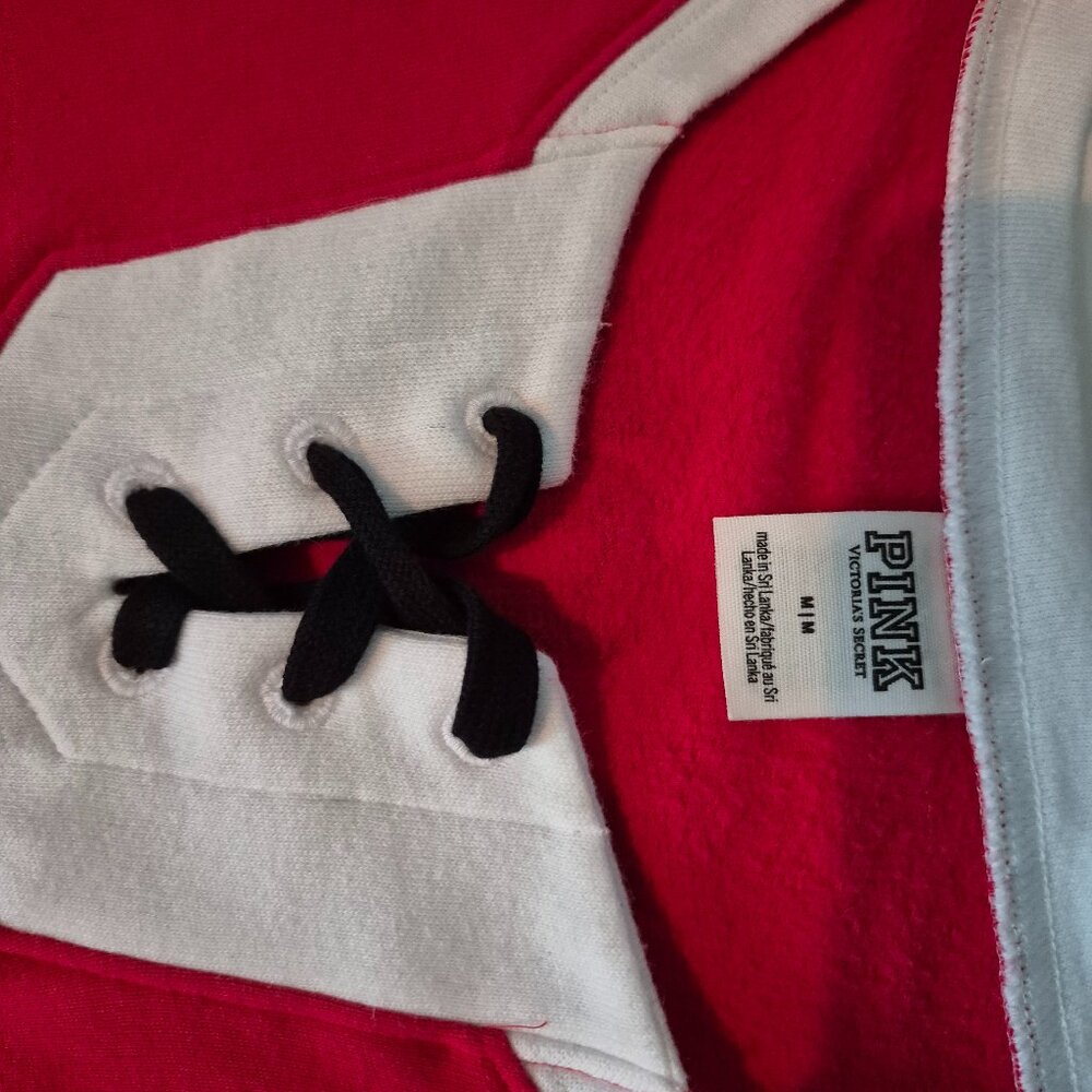 Victoria secret pink brand osu crop sweatshirt size md